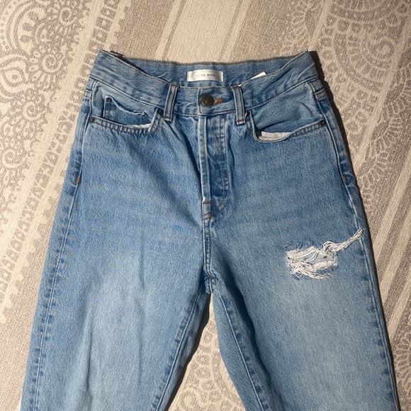 Anine Bing Brenda Jeans in Mid Blue - Picture 4 of 13